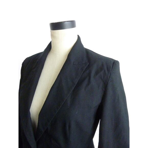 Zara Black Blazer Size 6 Jacket Professional Dinner - Picture 4 of 5